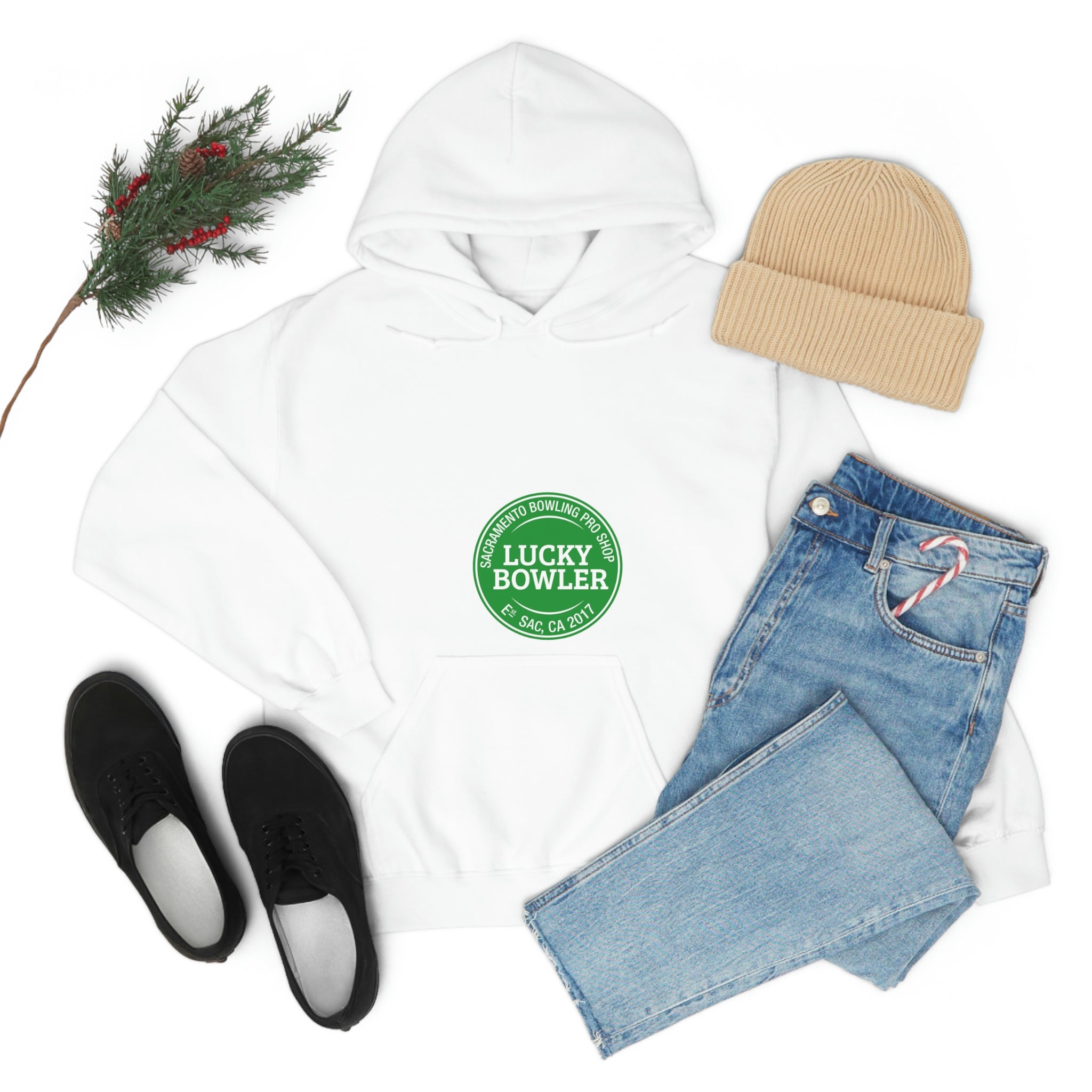 Lucky Hoodie #3 with QR Code - Stylish Unisex Pullover for Men & Women - Perfect for Casual Wear, Street Fashion, and Social Media QR Code Sharing
