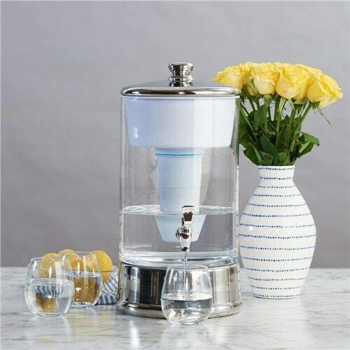 S-Rover 40-Cup Water Filter Dispenser - 2.5 Gallon BPA-Free Water Purifier with Replacement Filter | Ideal for Home, Office & Outdoor Use