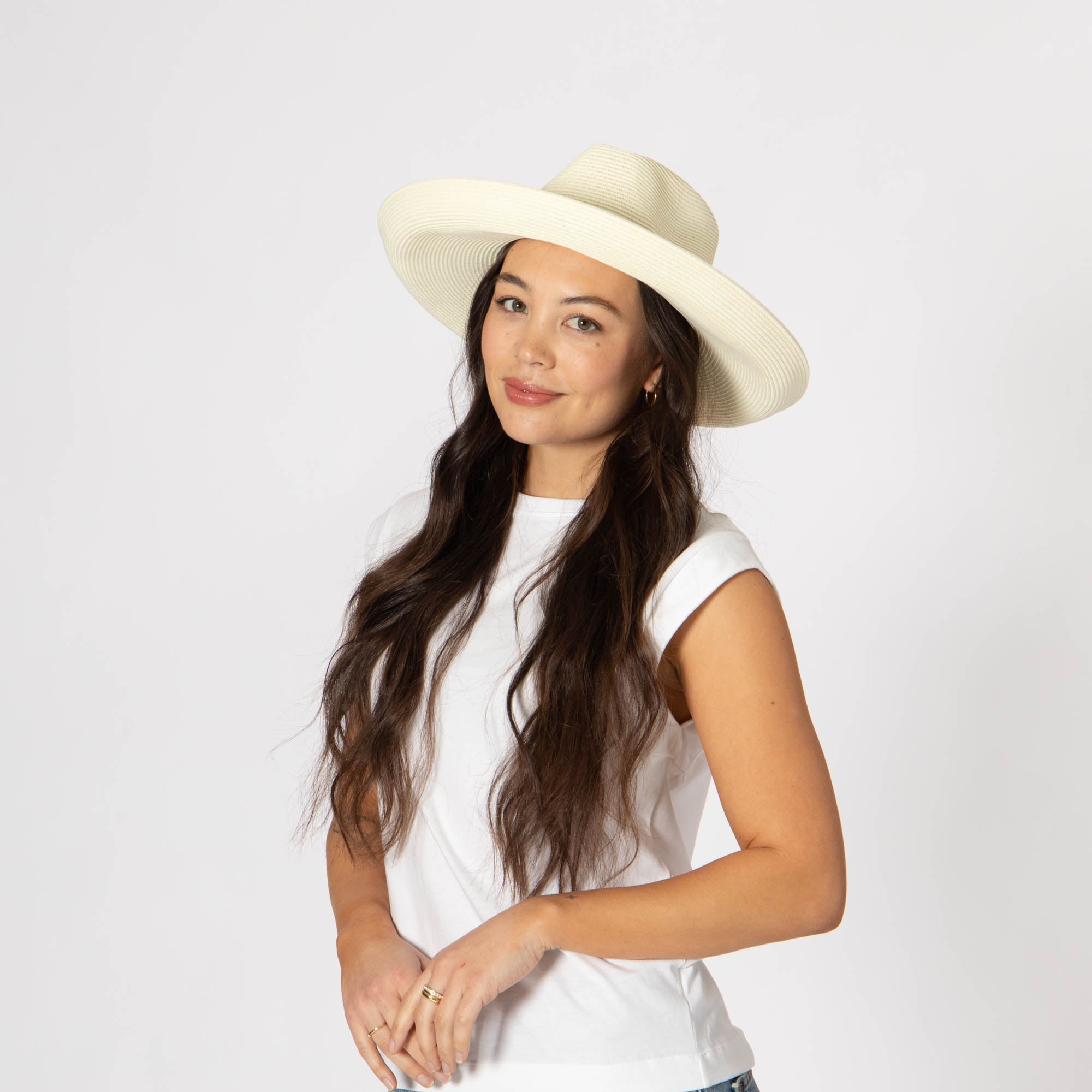 Camila Ultrabraid Kettle Brim Fedora Hat - Stylish Summer Sun Hat for Women - Perfect for Beach, Outdoor Activities & Fashion Accessories