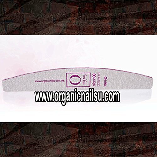 5-Piece Nail File Set - 100/100 Grit Zebra Pattern - Professional Manicure & Pedicure Kit for Home, Salon, and Travel Use
