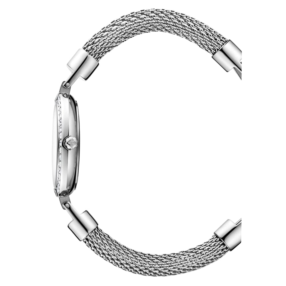 BCBGMAXAZRIA Women's Quartz Silver Stainless Steel Watch BG50666001 - Elegant Timepiece for Business, Parties & Everyday Wear