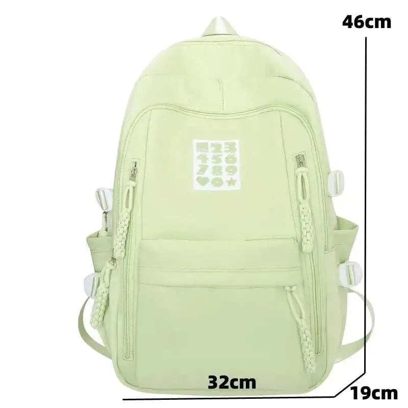Stylish Large Capacity Women's Backpack for Travel, Work & College - Durable Waterproof Laptop Backpack with USB Charging Port
