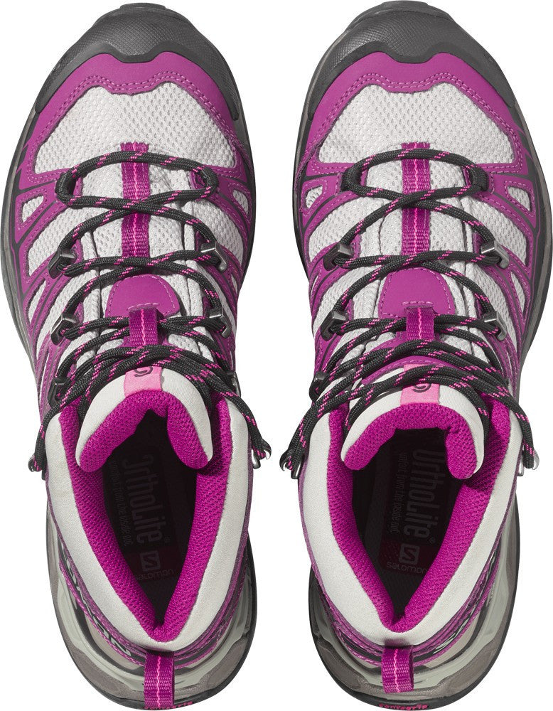 Salomon X Ultra Mid GTX Women's Hiking Boots - Waterproof & Lightweight for Outdoor Adventures, Trail Running & Backpacking