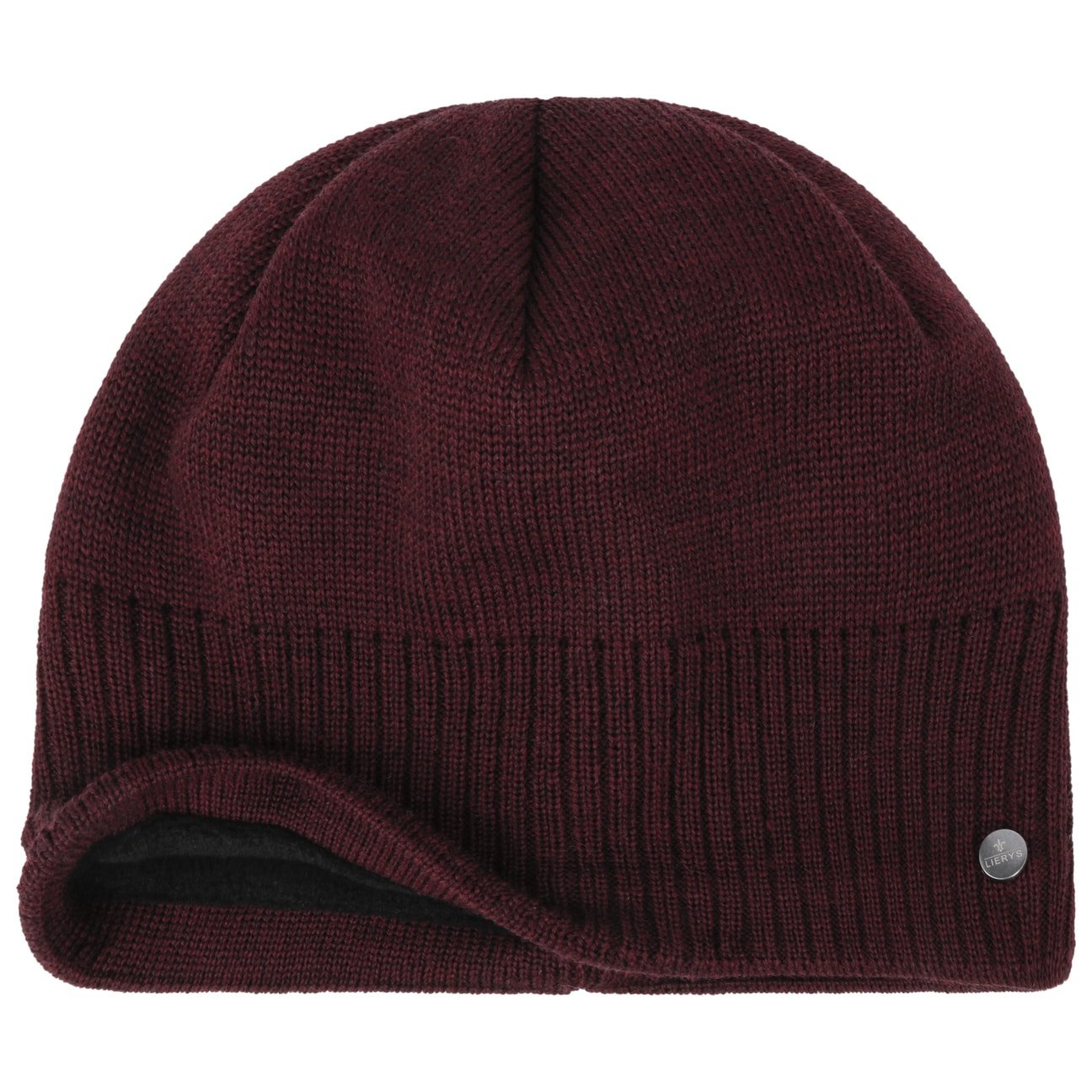 Lierys Fine Rip Merino Wool Beanie - Soft & Warm Winter Hat for Men & Women - Perfect for Skiing, Hiking & Outdoor Activities