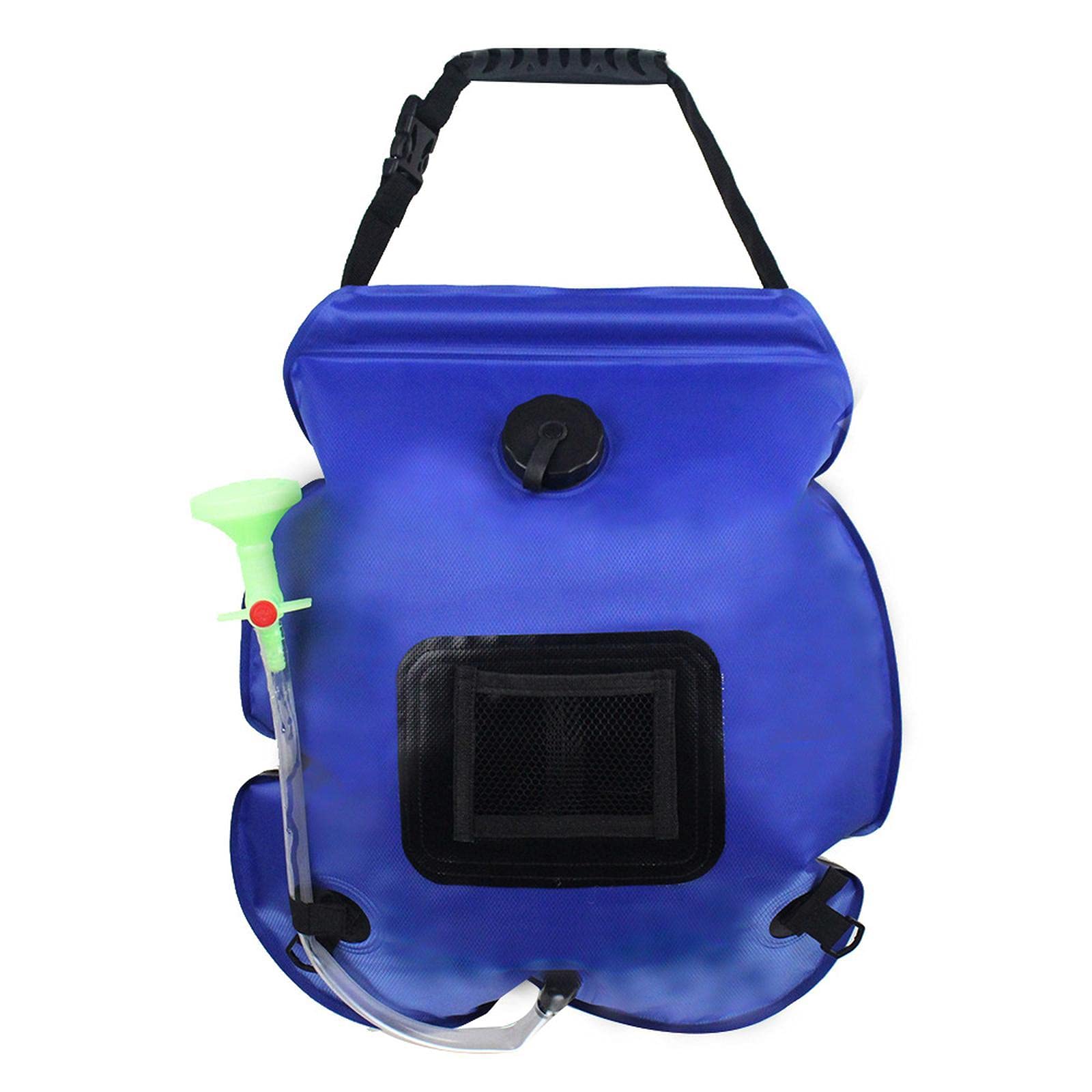 **5 Gallon/20L Solar Shower Bag with Removable Hose & Switchable Shower Head - Portable Camping Shower for Outdoor, Beach, Hiking & Travel - Perfect for Camping, Swimming & RV Trips**