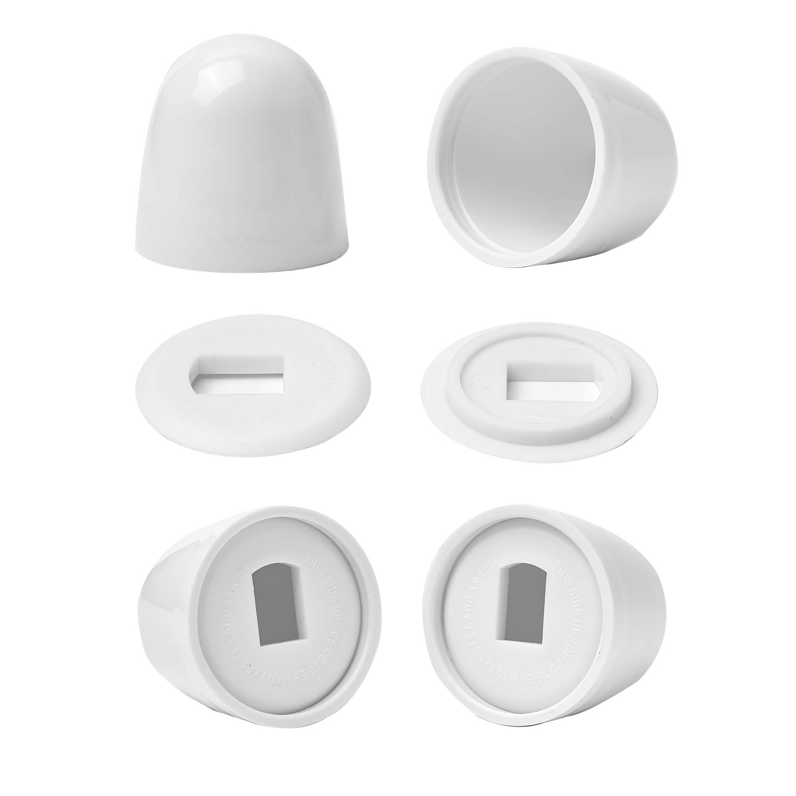 Universal Toilet Bolt Caps (4-Pack) - 1.43