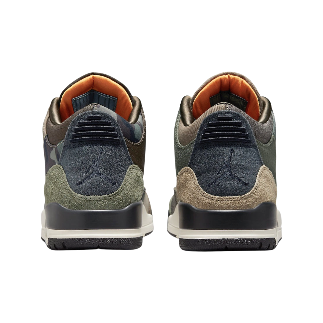 Air Jordan 3 Retro Special Edition Patchwork Camo Sneakers - Dark Hazel Multi-Color (DO1830-200) | Men's Basketball Shoes for Streetwear & Casual Outfits