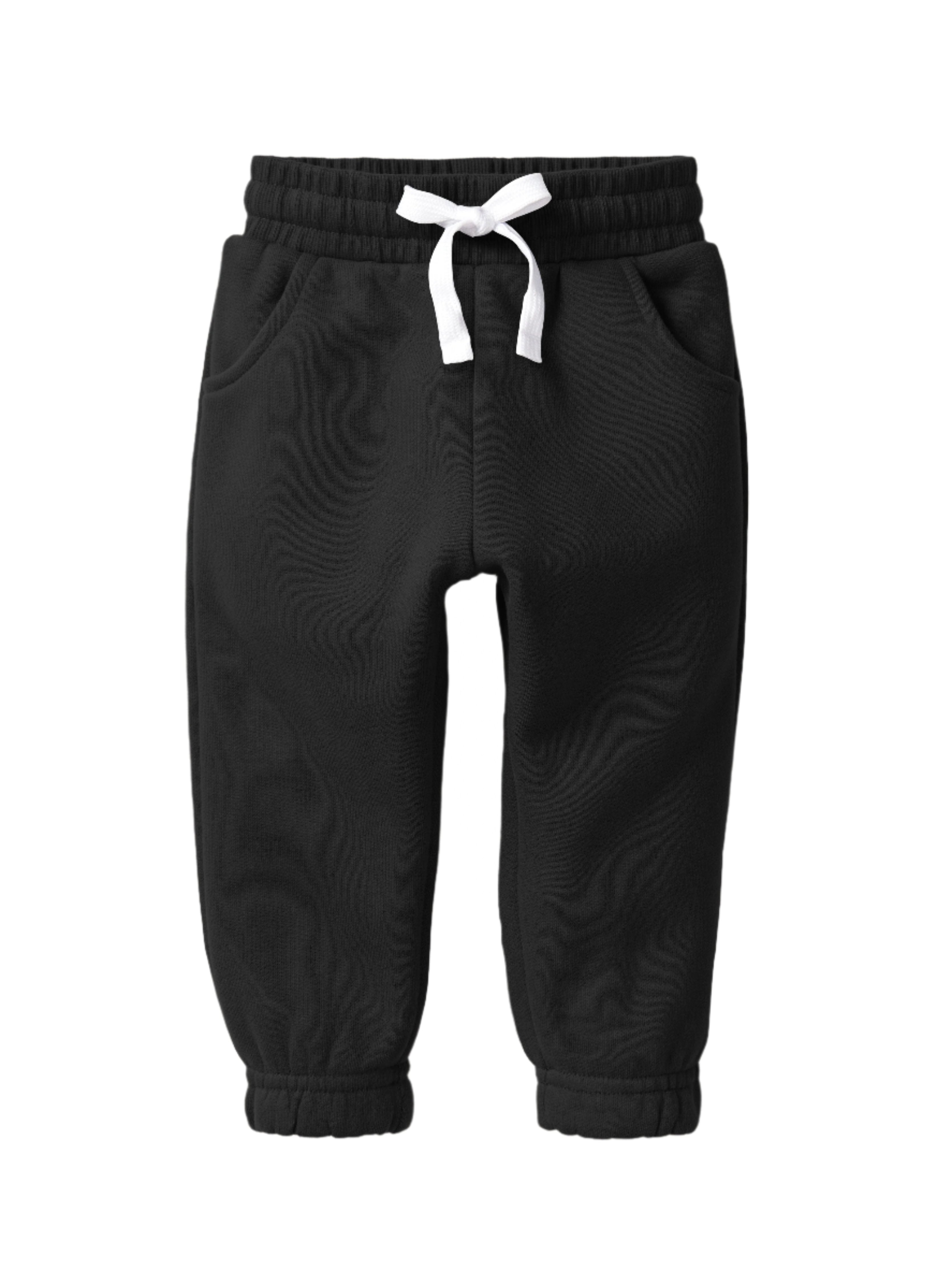 Premium High-Waisted Black Sweatpants for Women - Soft Lounge Pants with Pockets for Yoga, Running & Casual Wear