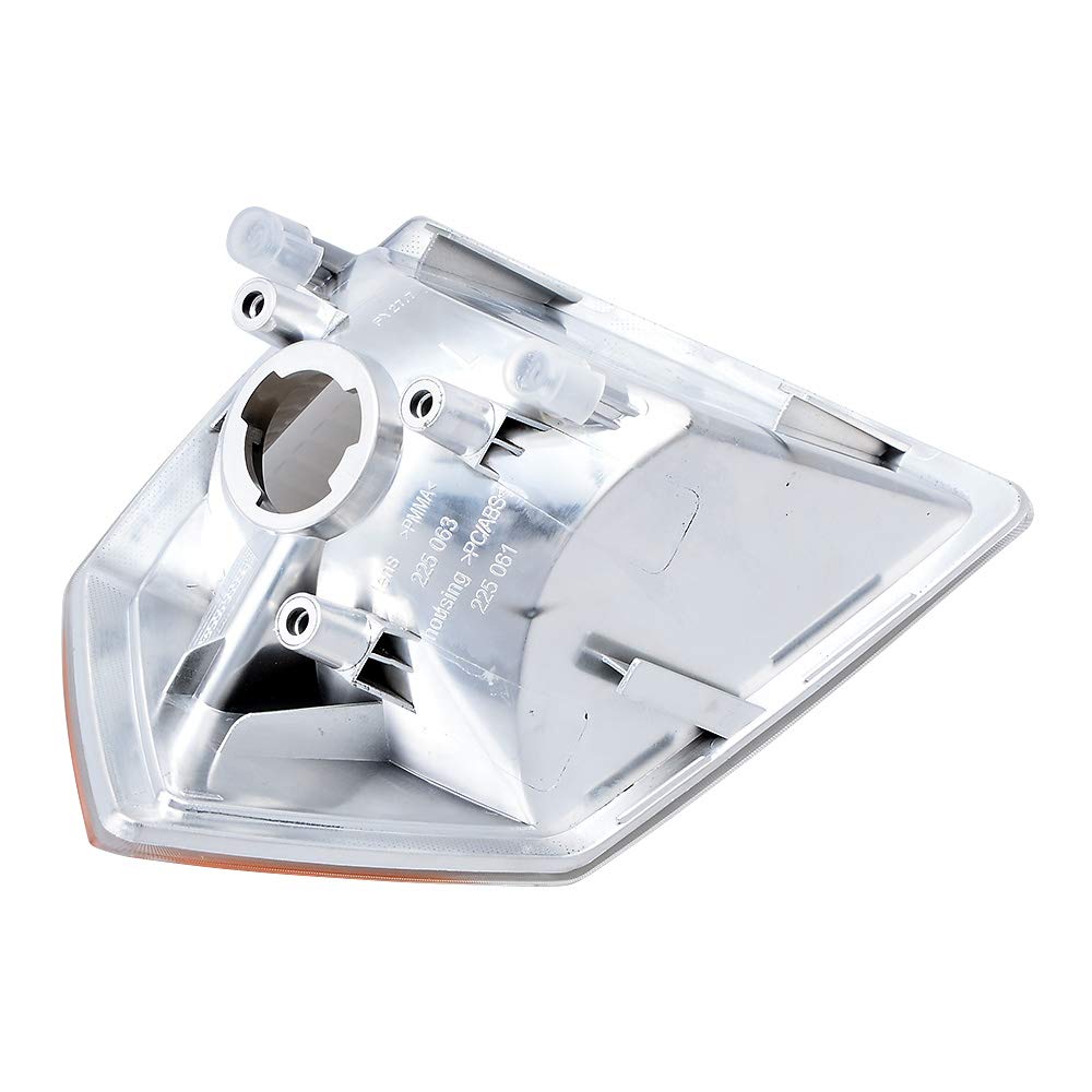 Astra Depot Left Driver Side Front Corner Turn Signal Marker Parking Light Cover Lens for 2007-2010 Jeep Compass - Replacement for Broken or Foggy Lights, Enhances Visibility & Safety During Night Driving and Parking