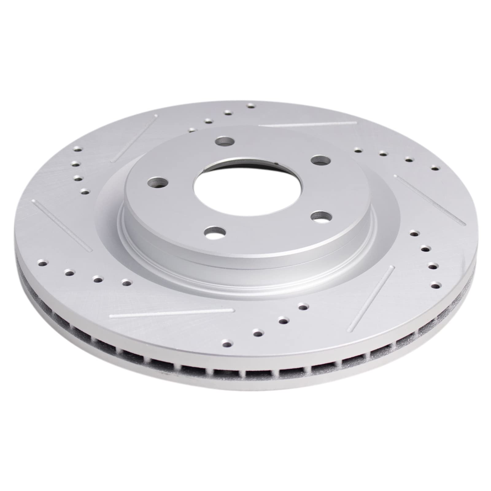 TRQ Front Performance Brake Pad & Rotor Kit - Semi-Metallic Vented Premium G-Coated - Compatible with 2017-2019 Nissan Sentra - Perfect for High-Performance Driving & Daily Commutes