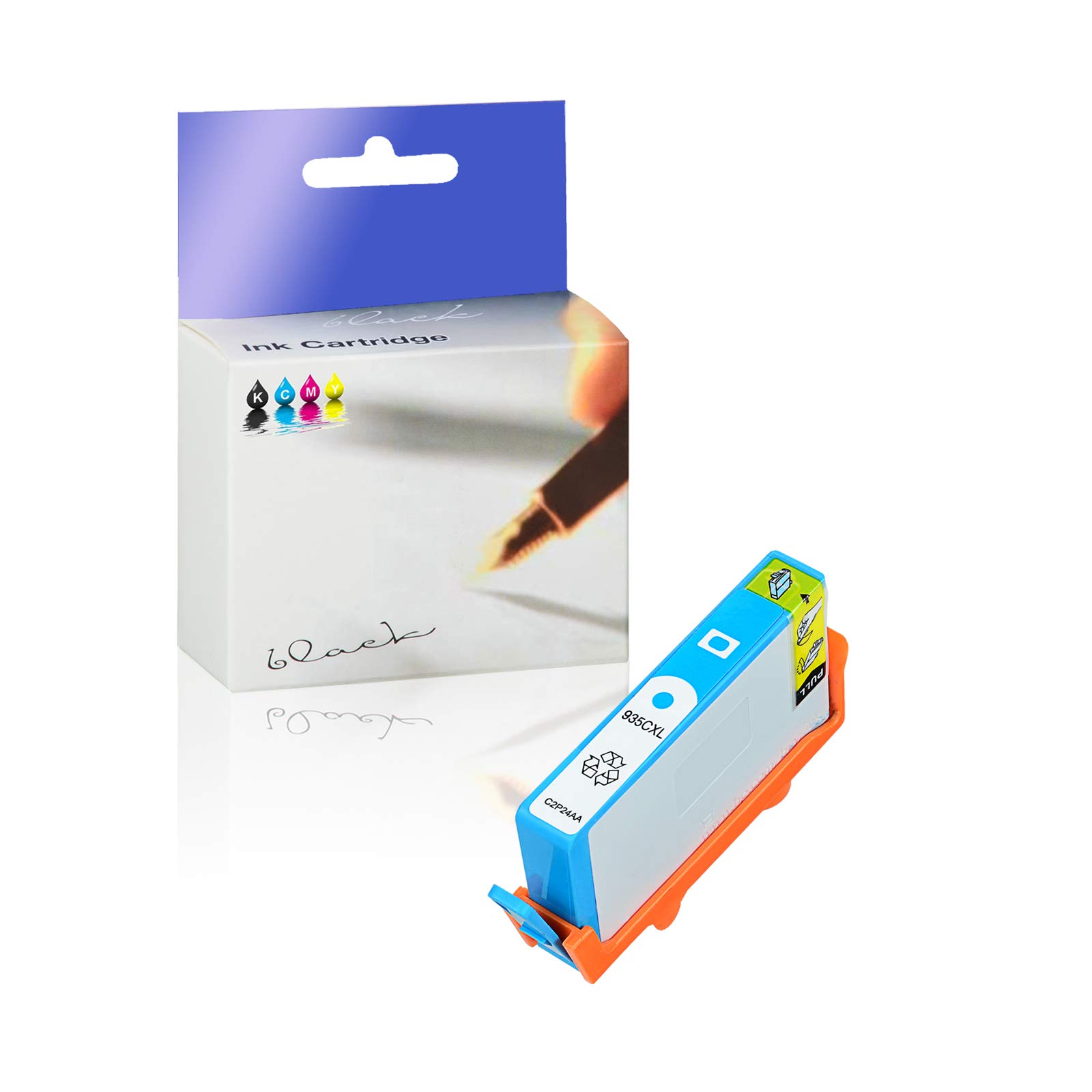 KCYMTONER Compatible HP 935XL 935XL C2P24AN Ink Cartridges (Cyan, 1-Pack) - Works with Officejet Pro 6830 6230 6815 6835 6812 6820 6220 Printers - Perfect for Home & Office Printing Needs