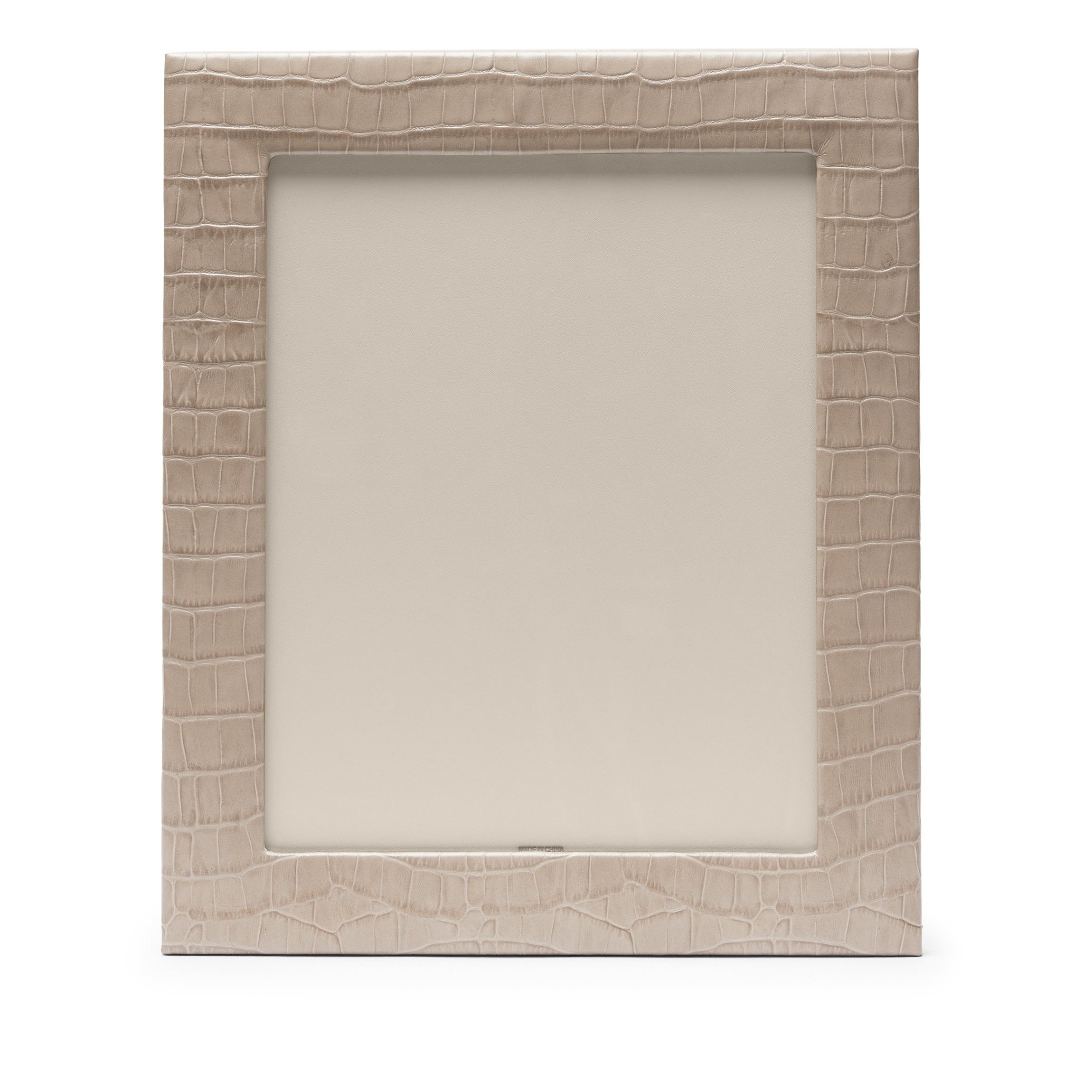 8x10 Photo Frame Ecro Croc - Elegant Picture Frame for Wall or Tabletop Display - Perfect for Home, Office, and Gift Giving