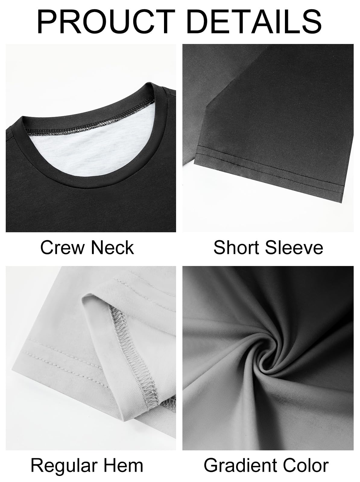 RRHSS Men's Muscle Gym T-Shirt - Short Sleeve Workout Shirt for Bodybuilding & Athletic Training - Breathable Cotton Tee for Gym, Running & Fitness Training