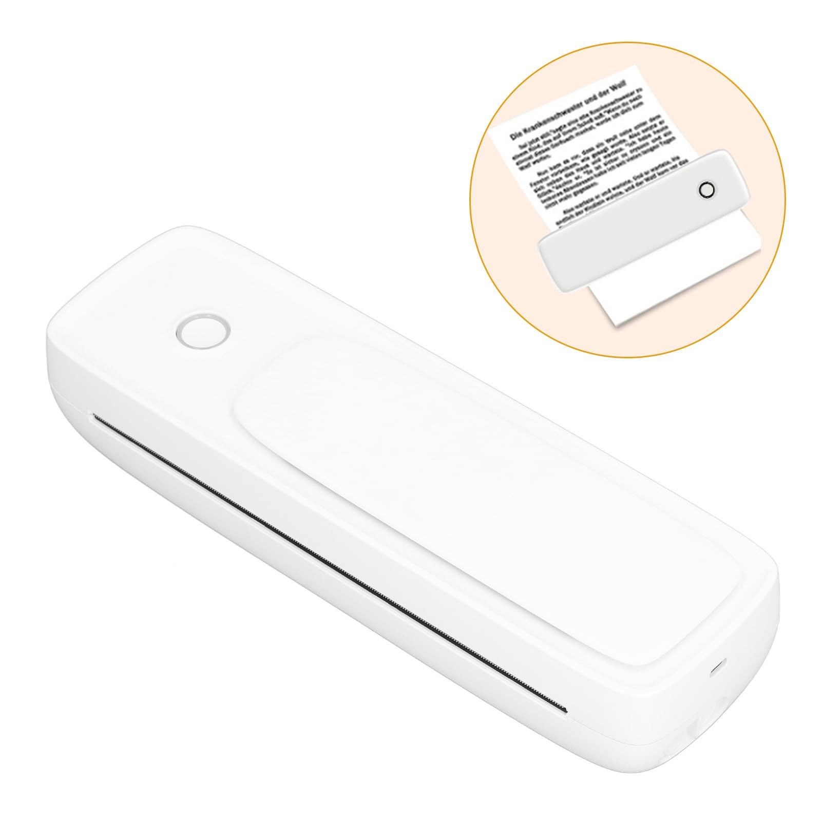 Huairdum Inkless Mobile Printer - Wireless Portable Printer for Home, Office & Travel | Print Photos, Labels & Documents On-The-Go