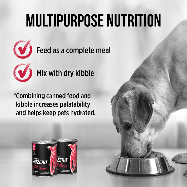 Nutrience SubZero Prairie Red Pate Canned Dog Food - High Protein Grain-Free Wet Food for Adult Dogs - Perfect for Picky Eaters & Sensitive Stomachs - Ideal for Home Feeding & Travel Use