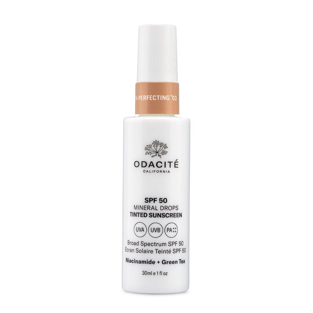 SPF 50 Flex Perfecting™ Mineral Drops Tinted Sunscreen - Oil-Free, Non-Greasy Face Sunscreen for Daily Protection | Perfect for Beach, Outdoor Activities & Sensitive Skin Care