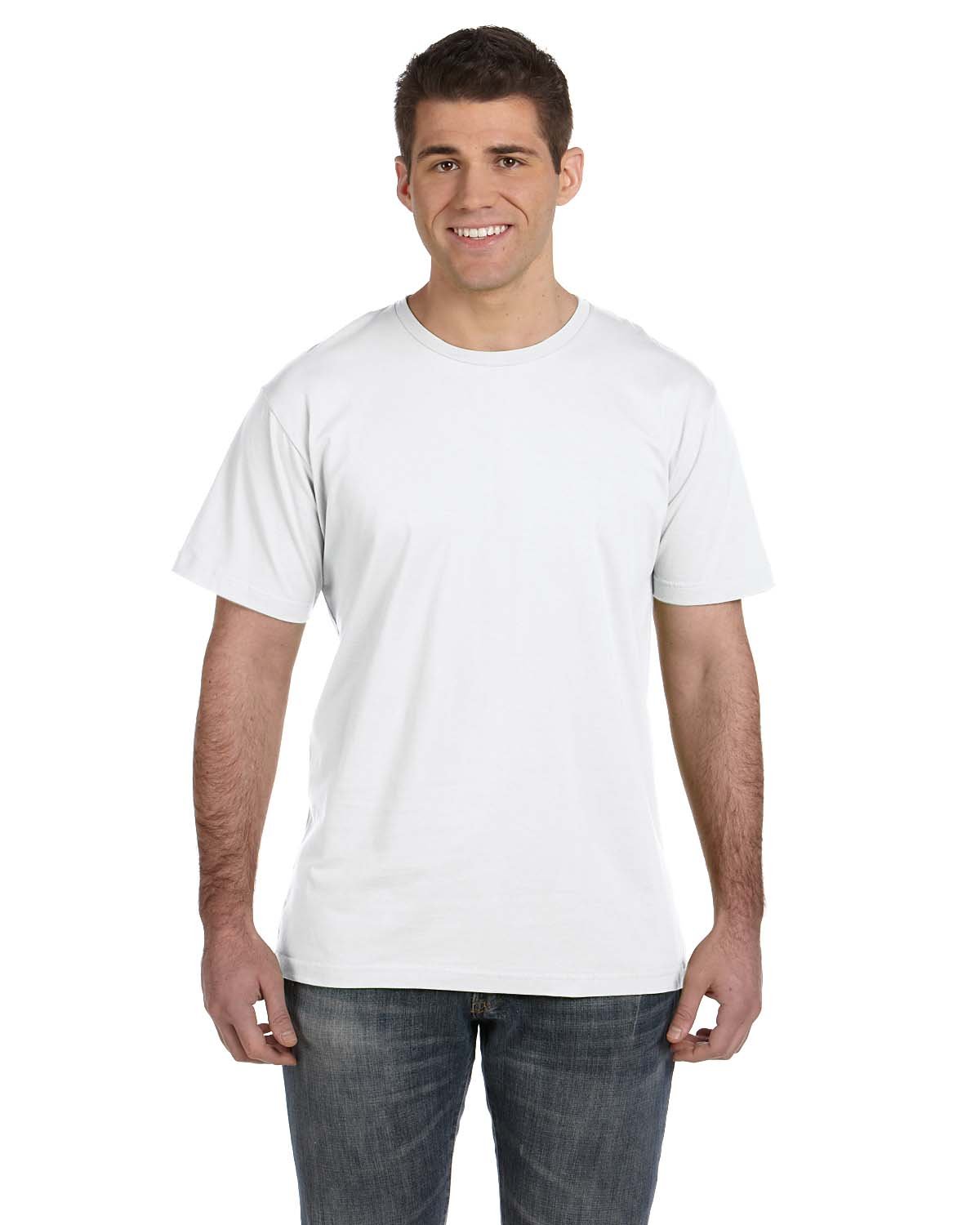 Premium LAT Men's Fine Jersey T-Shirt - Soft Cotton Crew Neck Tee for Casual Wear, Gym & Everyday Comfort