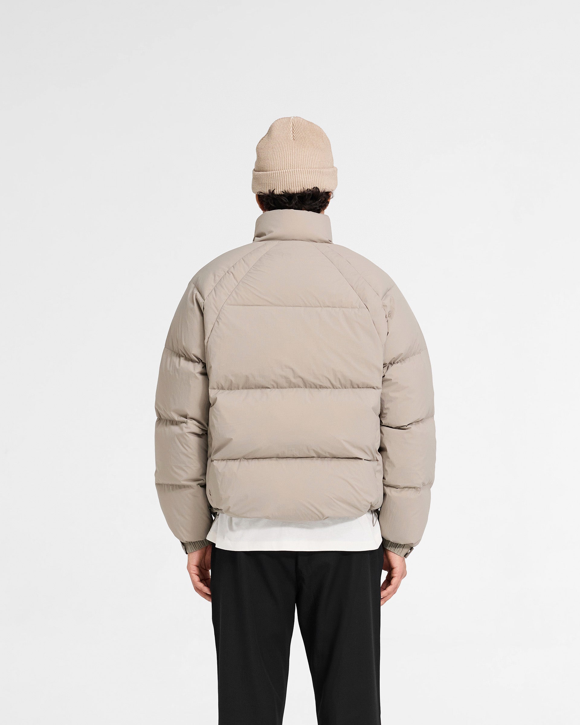 Women's Funnel Neck Puffer Jacket - Dune Color Winter Coat for Cold Weather | Perfect for Outdoor Activities, Skiing & Casual Wear