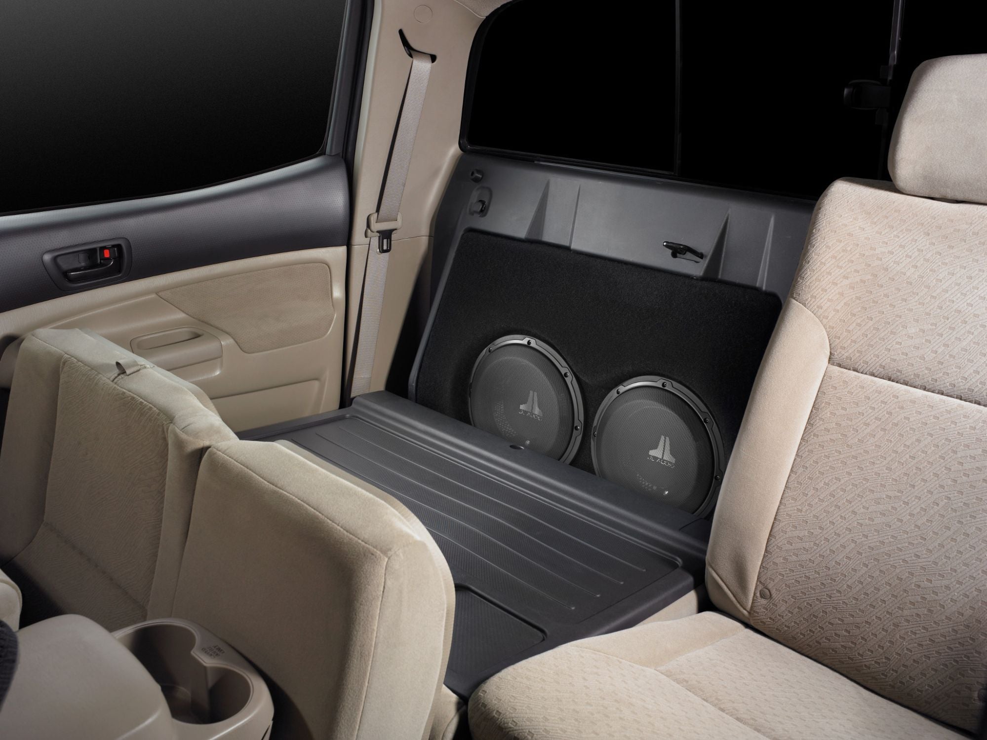 JL Audio SB T TACDC/10W1v3 Stealthbox Subwoofer Enclosure for 2005-2011 Toyota Tacoma Double Cab - Dual 10