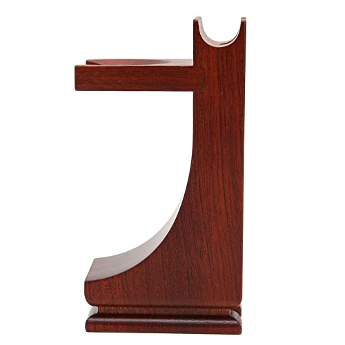 Premium Wooden Razor Storage Stand - Durable & Stylish Shaving Organizer for Bathroom Countertop | Perfect for Men's Grooming Essentials, Travel Razor Holder, and Bathroom Decor