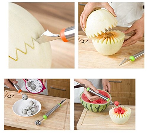 Premium Stainless Steel Fruit Helper Set - 3-Piece Kitchen Tool Kit for Peeling, Coring & Slicing | Ideal for Apples, Pears & Potatoes | Dishwasher Safe & Rust-Resistant