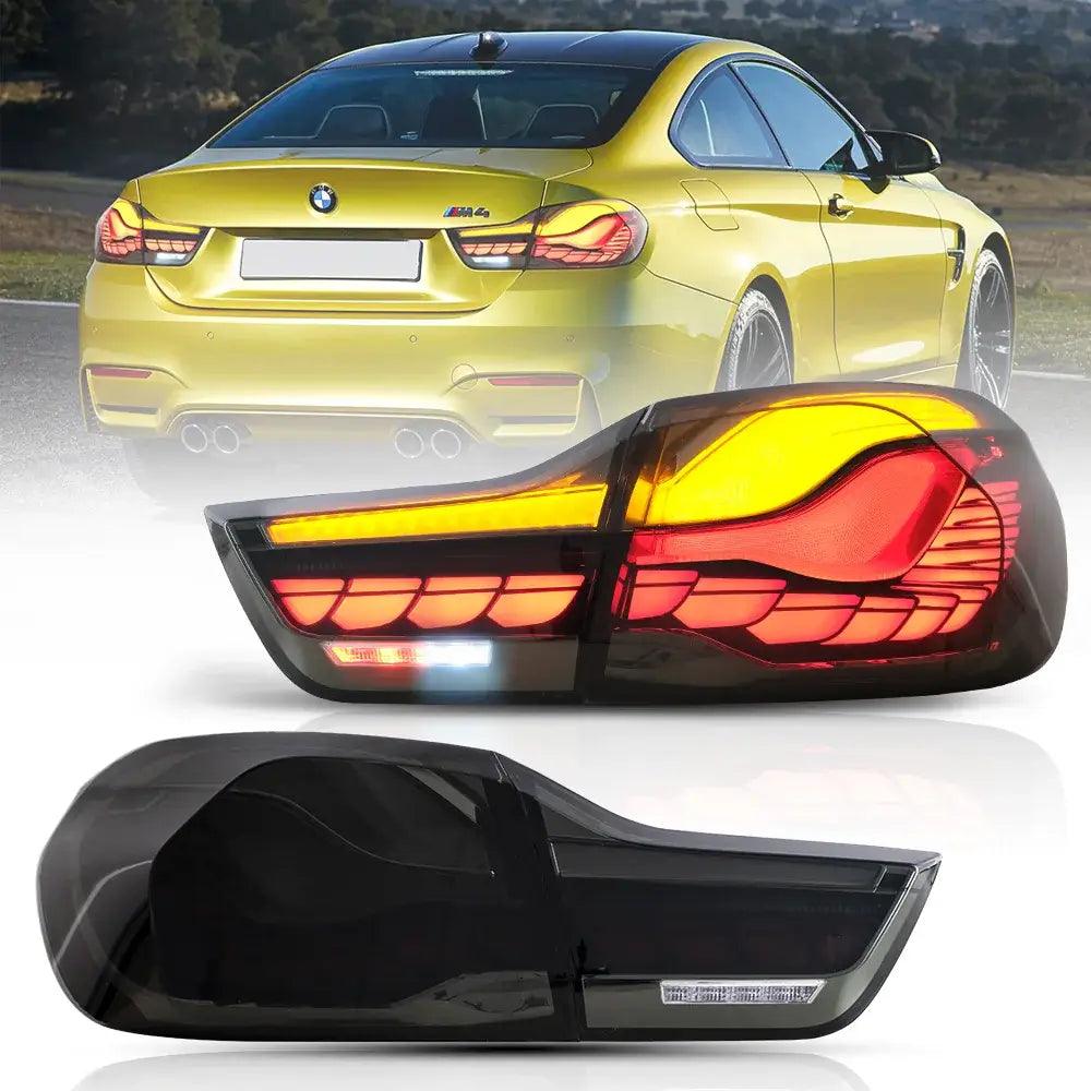 GTS Style LED Tail Lights Assembly for 2014-2020 BMW 4 Series & M4 - High Performance Rear Lights for Night Driving & Car Customization