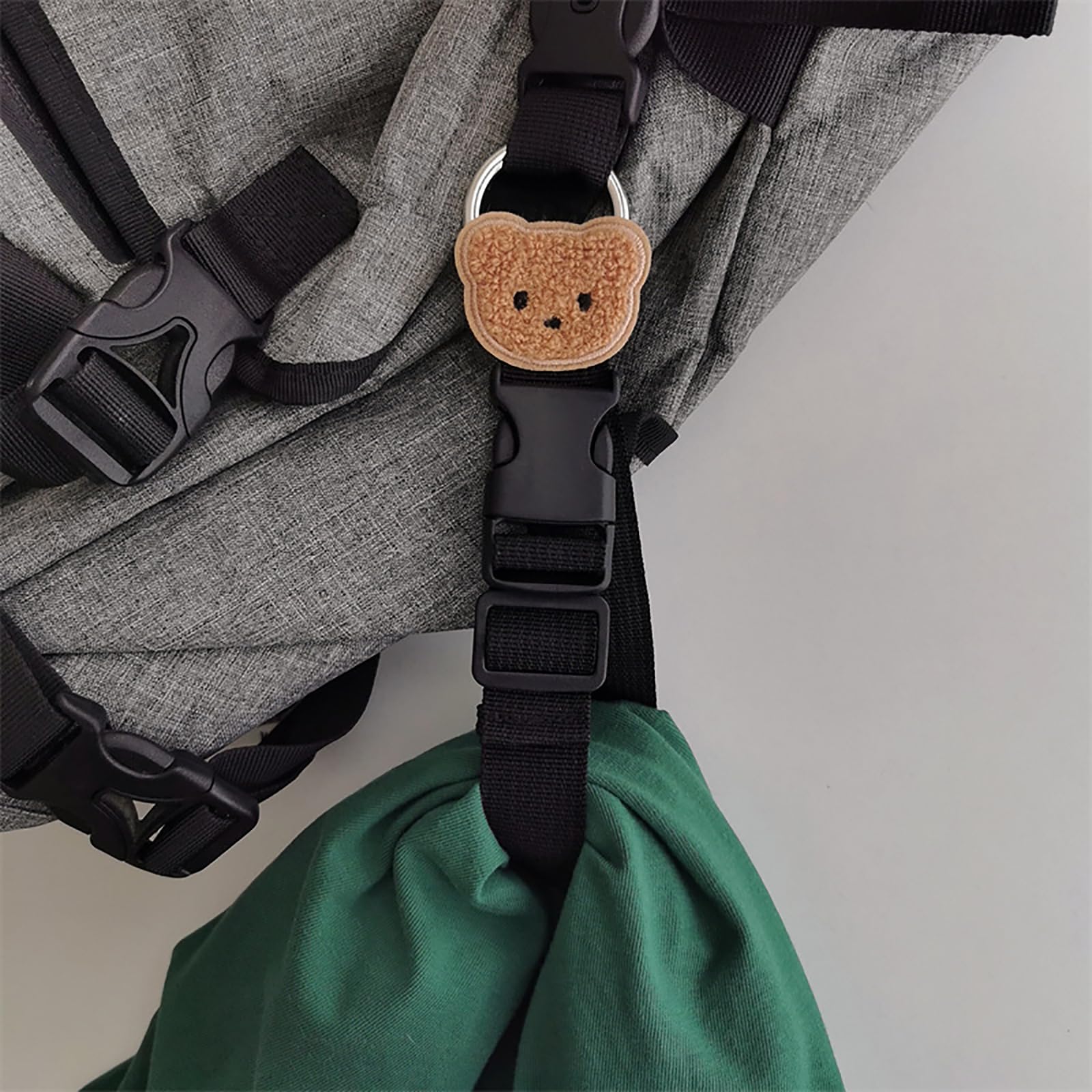 Durable Suitcase Belt with Adjustable Strap - Secure Travel Bag Hook for Luggage & Backpacks | Perfect for Airports, Train Travel & Outdoor Adventures