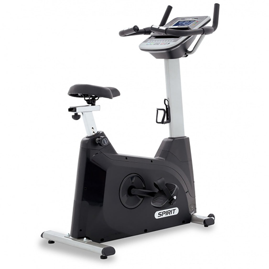 Spirit XBU55 Upright Exercise Bike for Home Gym - Cardio Workout Equipment for Indoor Cycling & Fitness Training