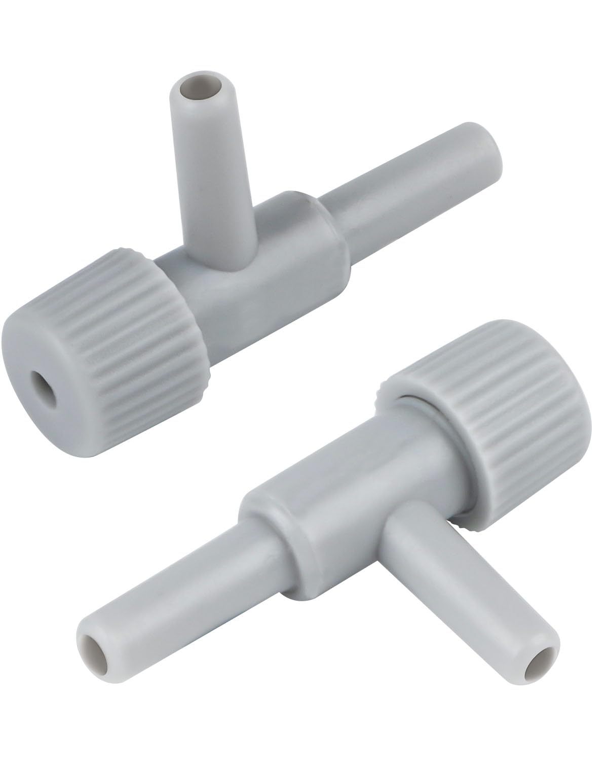 Pawfly 20 Pack Aquarium Air Control Valves - Single Way Plastic Air Regulators for Fish Tank Air Pump, Adjustable 3/16