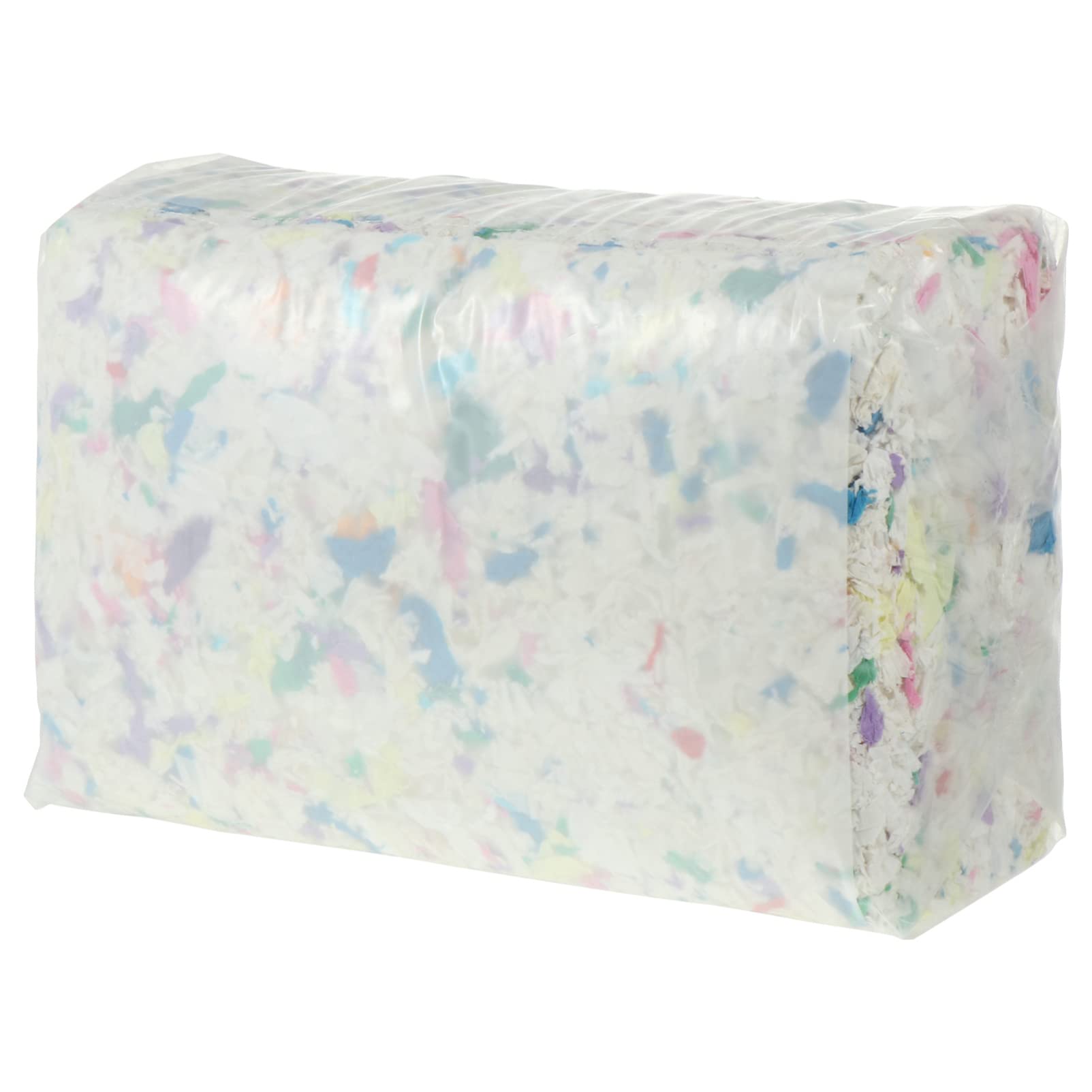 POPETPOP Hamster Paper Bedding - 1 Bag White Crumble Bedding for Small Animals | Dust-Free, Odor & Moisture Absorbent | Cozy & Clean Small Pet Bedding for Hamsters, Gerbils & Mice | Perfect for Cage Lining & Nesting Material