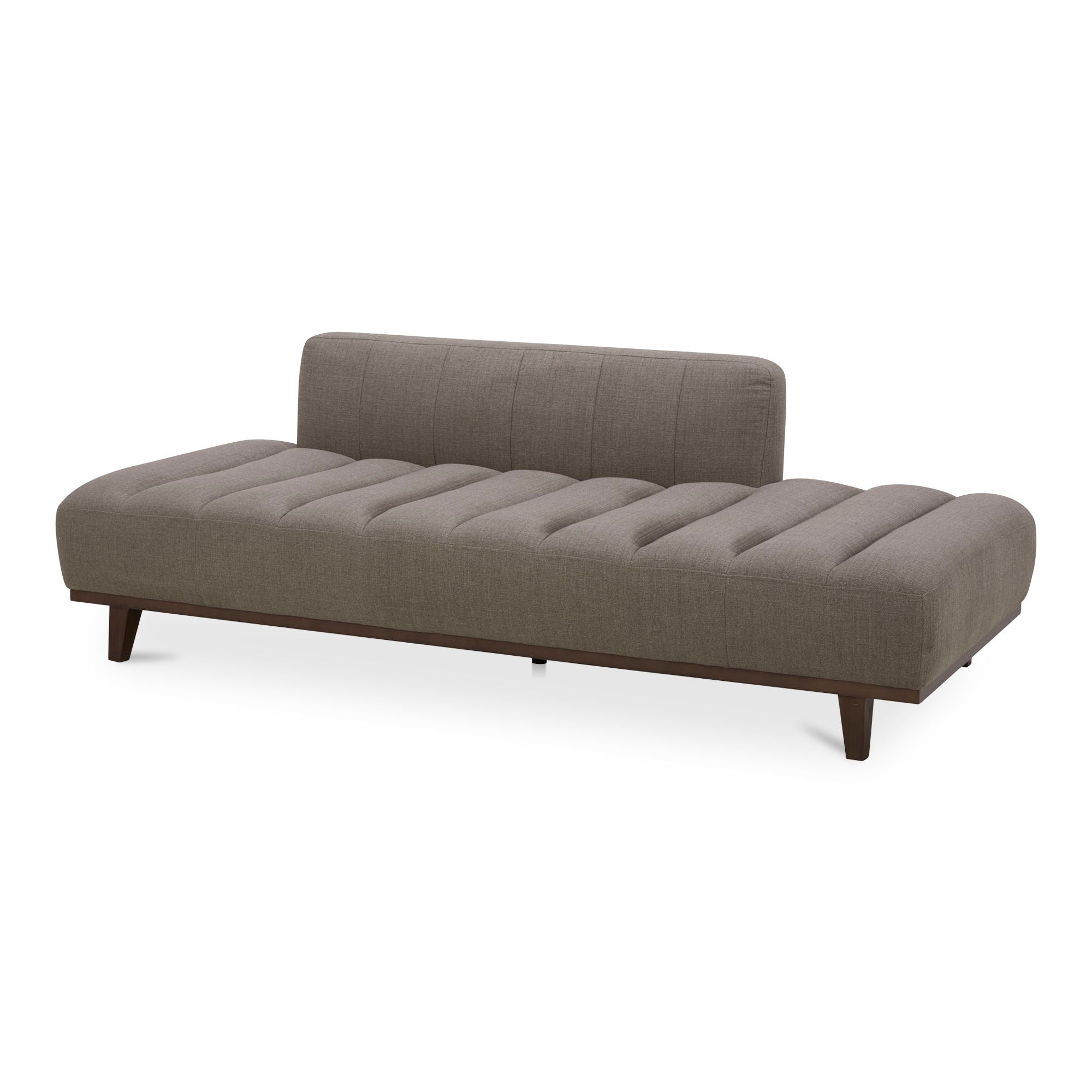 Bennett Daybed in Taupe - Modern Sofa Bed for Living Room, Guest Room & Small Spaces