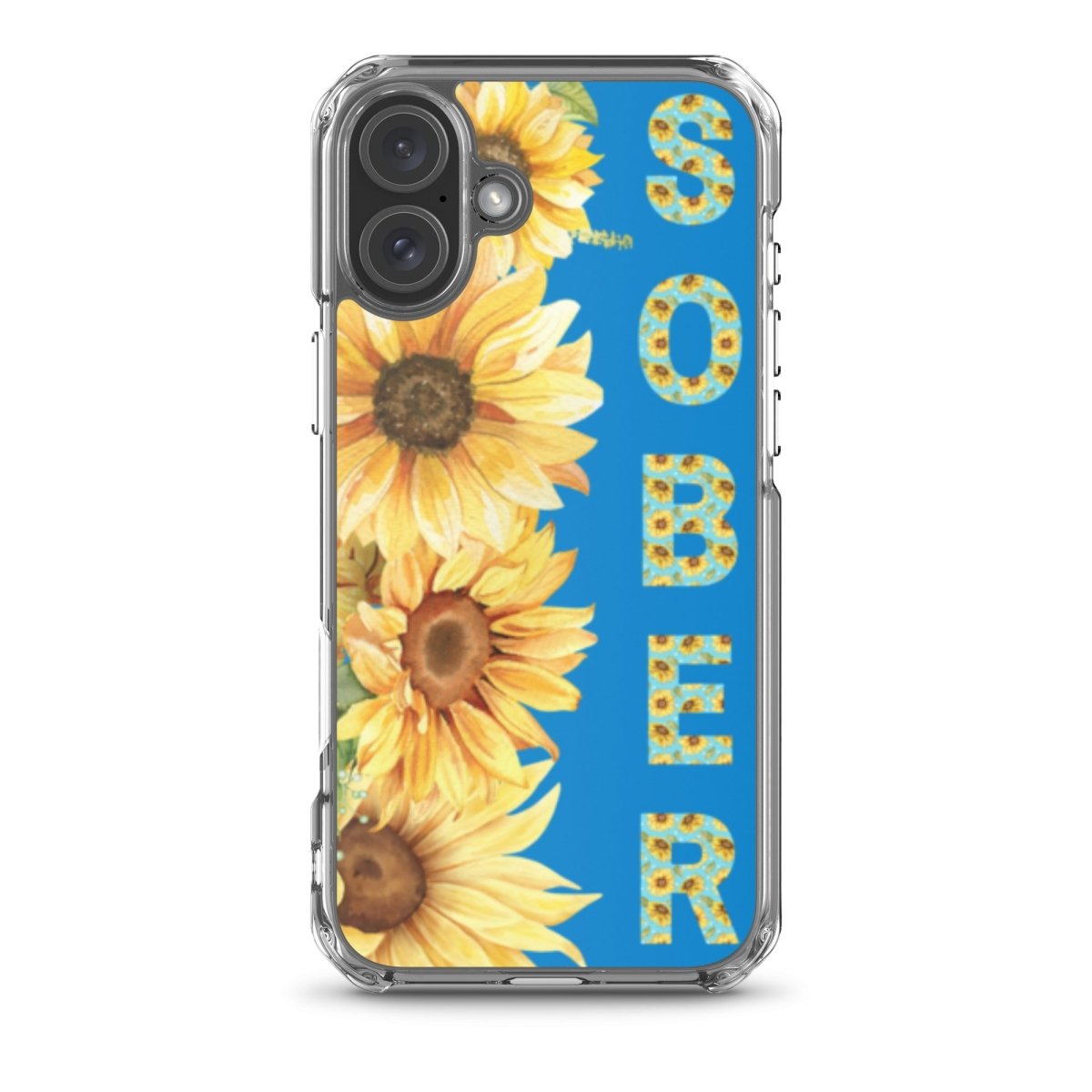 SOBER Sunflower iPhone Case with MagSafe® - Elegant Chinoiserie Floral Design for iPhone 13/14/15 Pro Max - Perfect for Everyday Use, Gift Giving & Travel Protection
