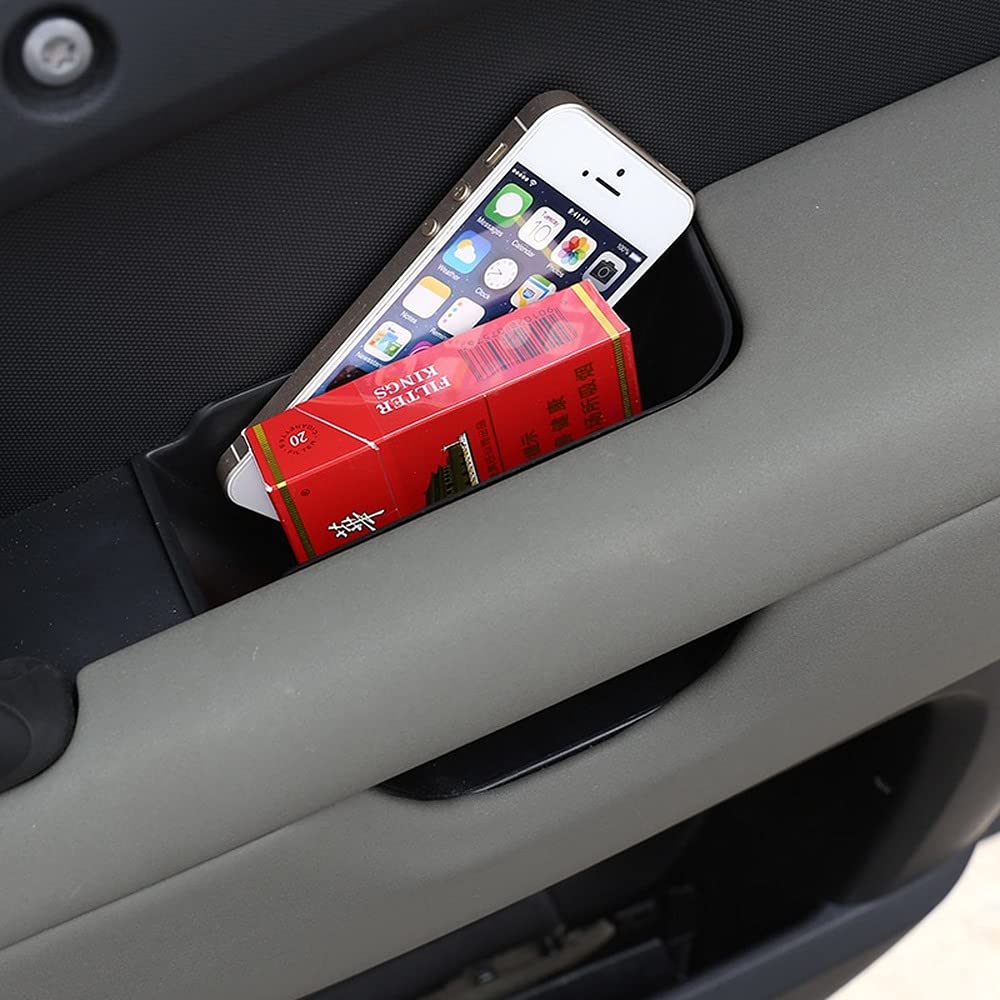 Land Rover Defender 110 2020-2022 ABS Black Car Door Storage Box & Glove Armrest Organizer - Perfect for Phone, Keys & Small Accessories - Durable Car Interior Upgrade for Off-Road Adventures & Daily Commutes