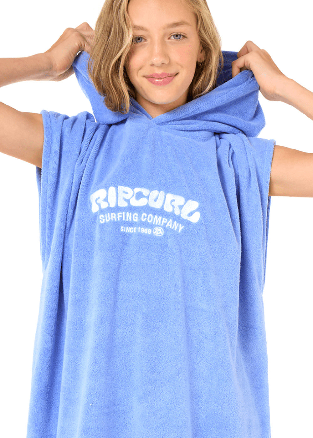 Rip Curl Girls Classic Hooded Towel - Soft & Absorbent Kids Beach Towel for Swimming, Surfing & Pool - Perfect for Beach Trips & Water Activities