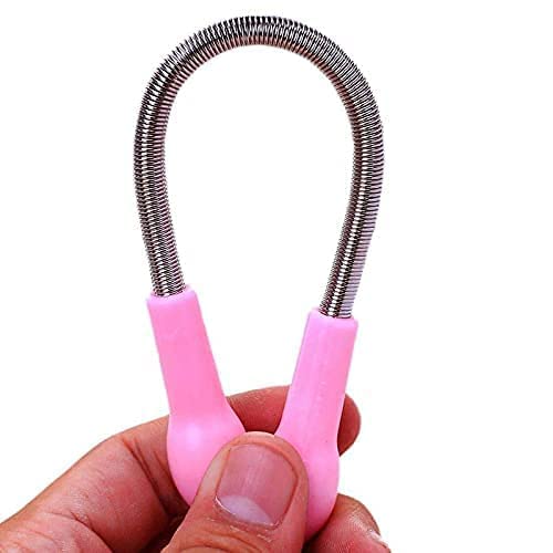 MAPPERZ Women's Facial Hair Remover Spring Epilator - Natural Threading Tool for Upper Lip, Cheek, Chin, Mustache & Sideburns | Painless Hair Removal for Smooth Skin | Perfect for Home Beauty Care & Travel (1 Pack)