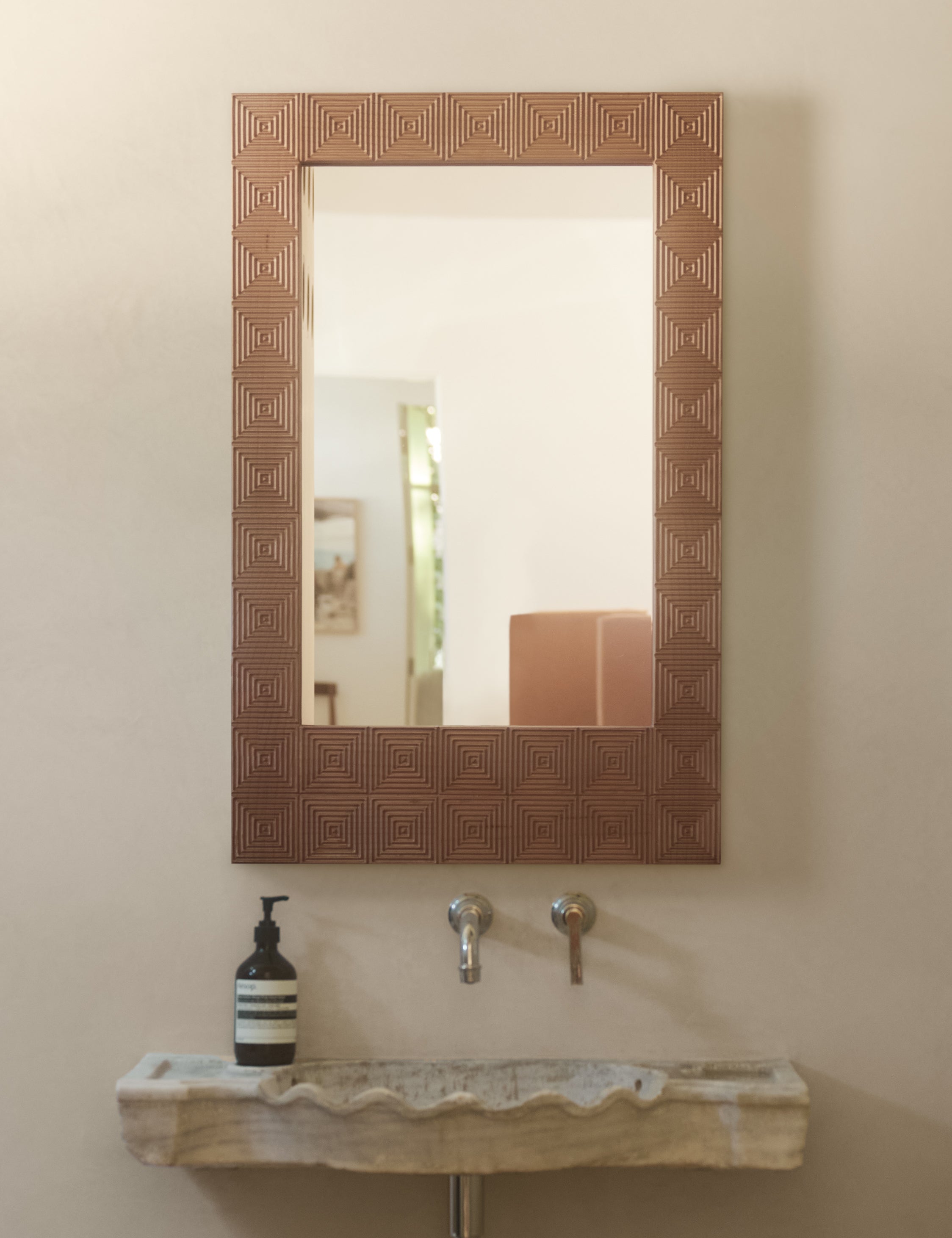Stylish Wall Mirror for Home Decor - Modern Chelan Mirror for Living Room, Bedroom & Bathroom | Perfect for Enhancing Space & Light