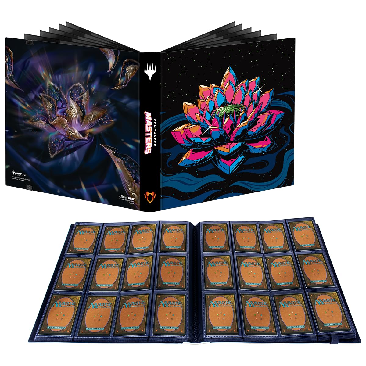 12-Pocket Pro Binder for MTG Commander Masters - Premium Storage for Jeweled Lotus & Trading Cards - Perfect for Collectors, Deck Building & Gaming Tournaments