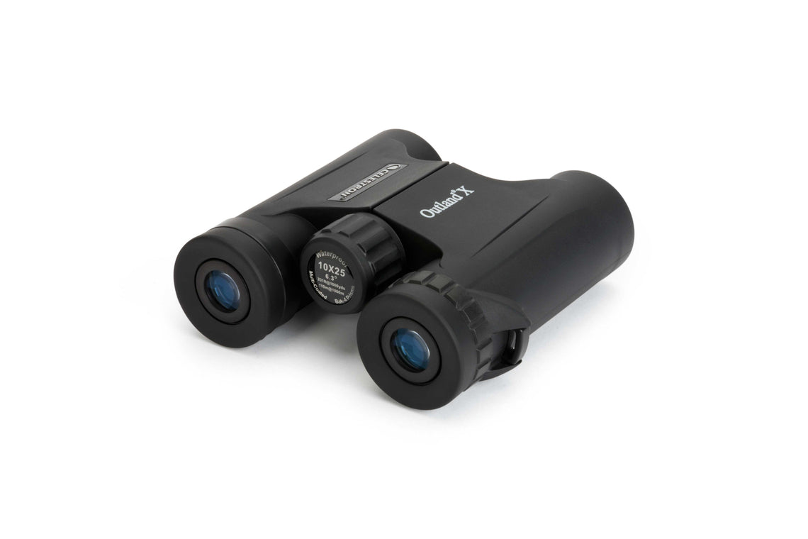 Celestron Outland X 10x25 Compact Binoculars for Adults - Lightweight & Waterproof for Bird Watching, Hiking, Travel & Outdoor Adventures