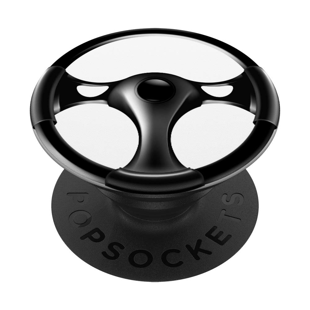 Best Graphic Steering Wheel Phone Grip Holder - Non-Slip Car Mount for Safe Driving & Hands-Free Navigation - Perfect for Road Trips, Commuting & Uber Drivers