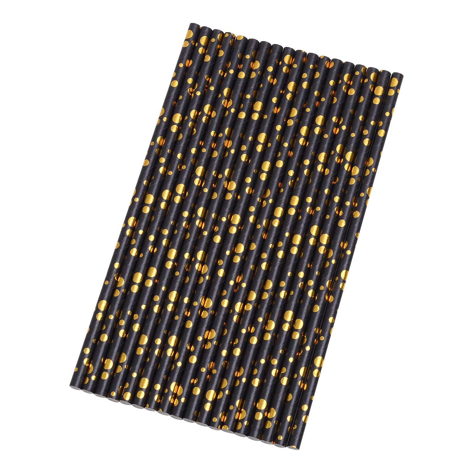 Premium Disposable Striped Paper Drinking Straws - 25pc Eco-Friendly Biodegradable Star & Heart Design Straws for Parties, Weddings, Baby Showers & Home Use (One Size)