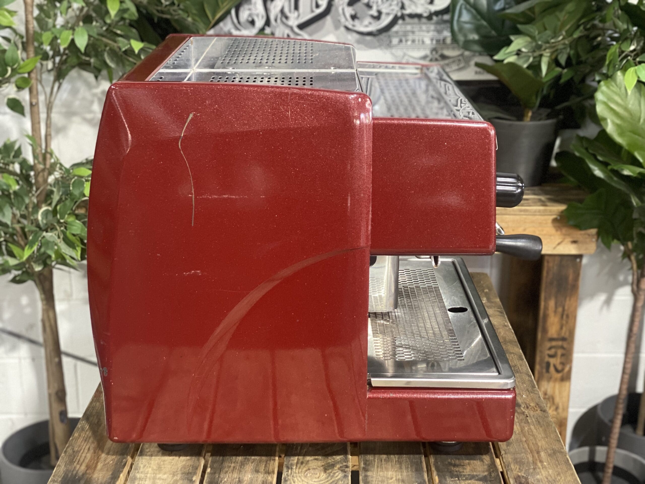 CMA 1 Group Red Espresso Coffee Machine - Professional Commercial Grade Espresso Maker for Home & Cafe Use | Perfect for Coffee Shops, Restaurants & Home Baristas