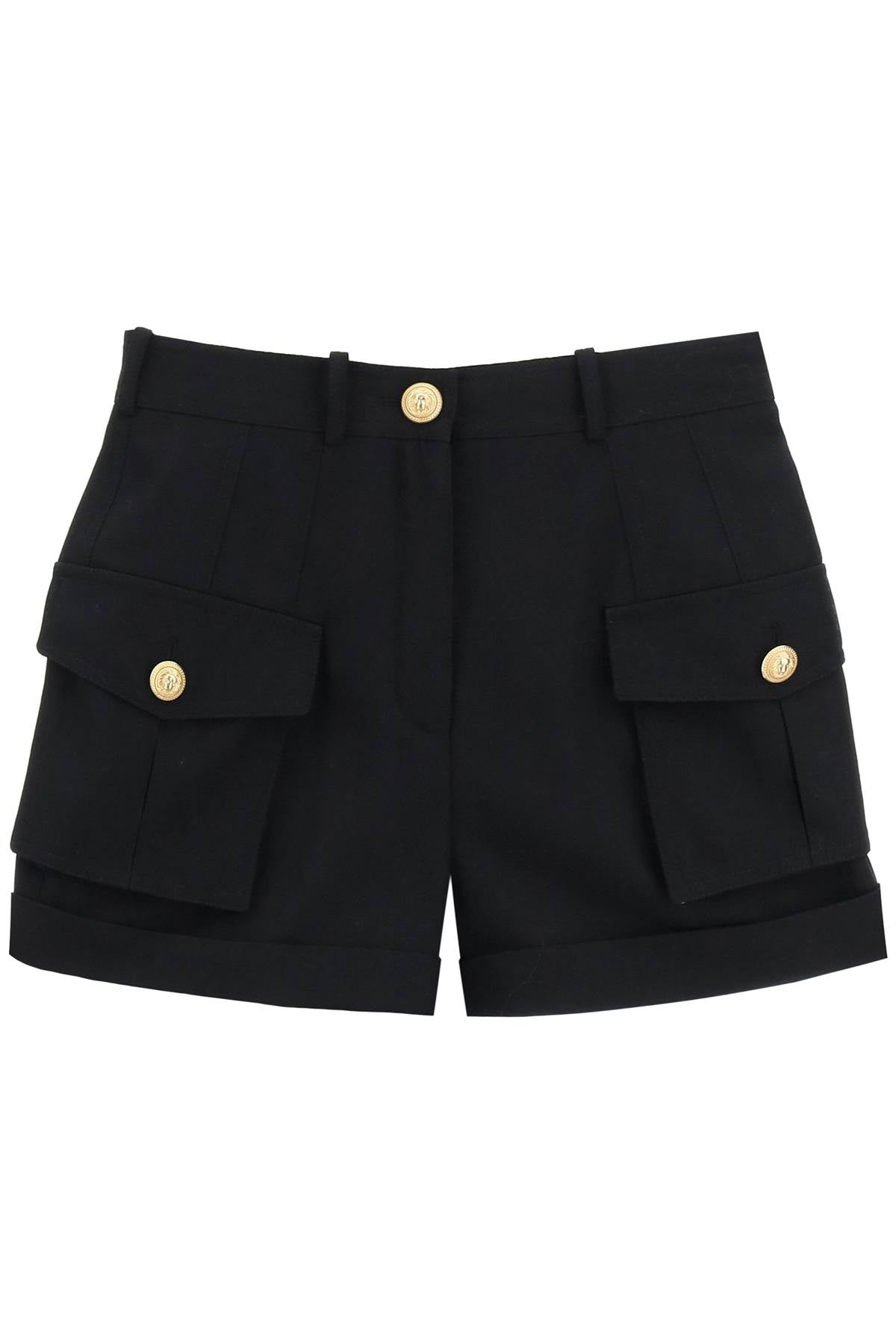 Balmain Grain de Poudre Cargo Shorts for Men - Stylish & Comfortable Casual Wear for Summer, Travel & Outdoor Activities