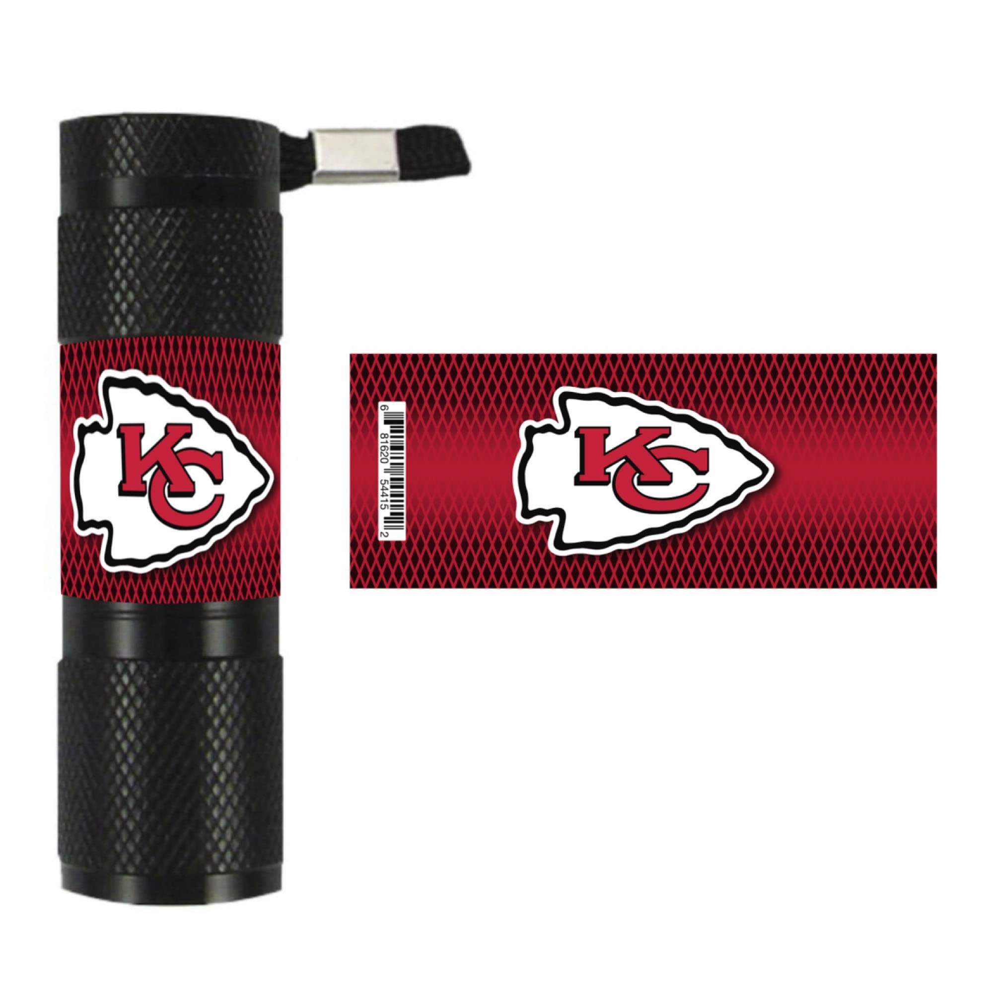 NFL Team Logo LED Flashlight - Bright Portable Light for Camping, Hiking, and Emergency Use - Perfect for Football Fans and Outdoor Adventures