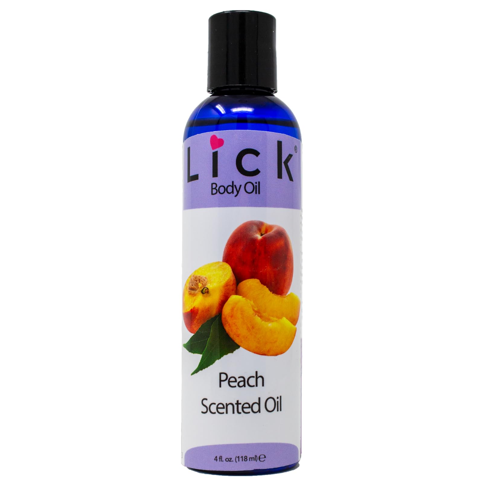 LICK Peach Scented Body Oil with Vitamin E - Moisturizing & Hydrating After Shower Skin Care, Antioxidant Protection & Soothing Aromatherapy - Natural Gentle Formula for All Skin Types | Perfect for Dry Skin Relief, Post-Shower Hydration & Relaxation