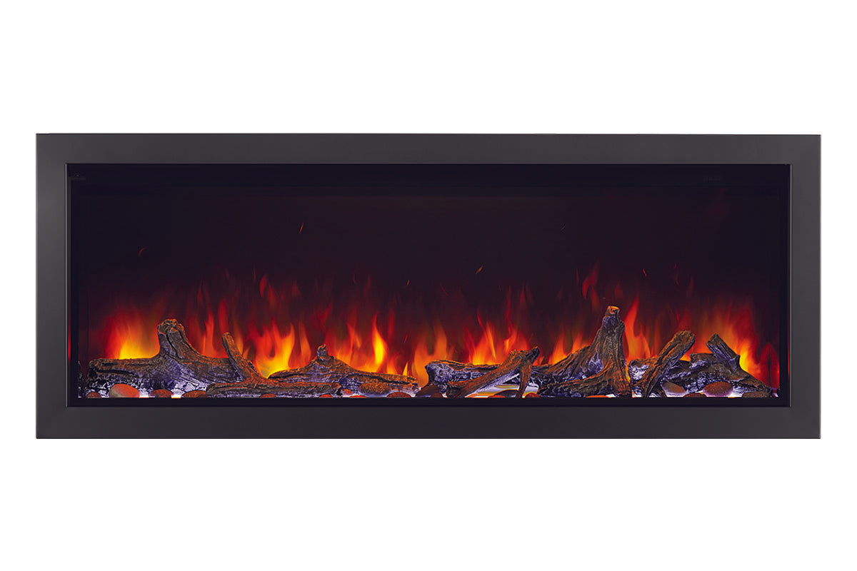 Napoleon Astound 96 Smart Built-In Linear Electric Fireplace - Modern Home Heating Solution for Living Rooms & Bedrooms