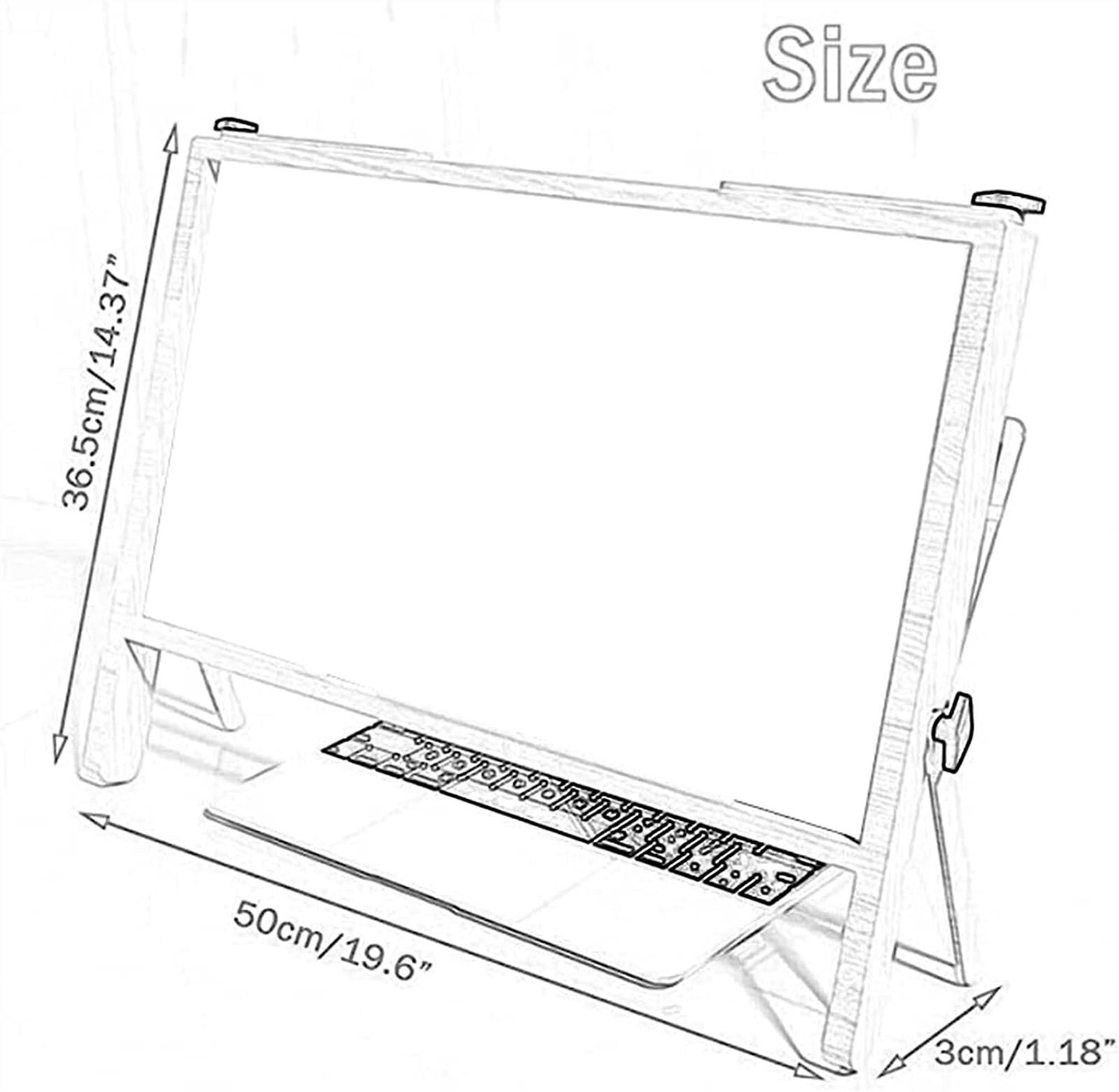Computer Screen Magnifier for Desktop Monitor - Adjustable Angle Design for Laptops & Phones | Reduce Eye Strain for Office Work & Gaming