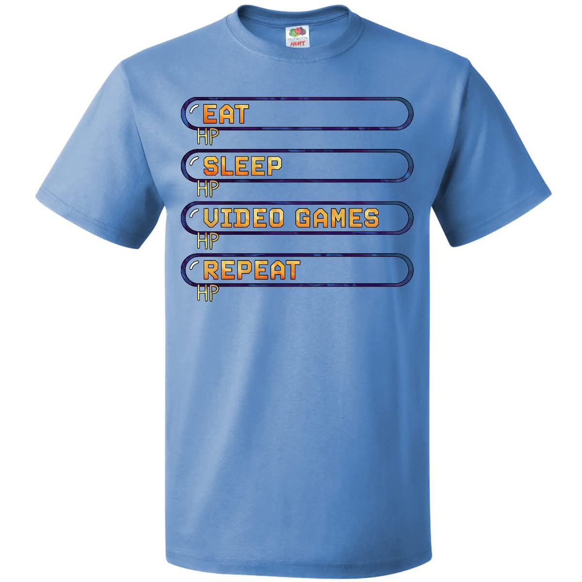 Inktastic Eat Sleep Video Games Repeat Gaming Humor T-Shirt for Men & Women | Funny Gamer Tee | Perfect Gift for Gamers | Casual Wear & Gaming Events