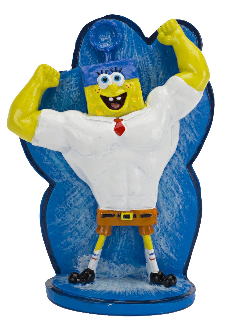 Penn-Plax SpongeBob SquarePants Aquarium Decor - Atlas The Snail Ornament for Fish Tanks | Perfect for Betta Fish, Goldfish & Tropical Aquariums | Adds Fun Underwater Theme to Home or Office Decor