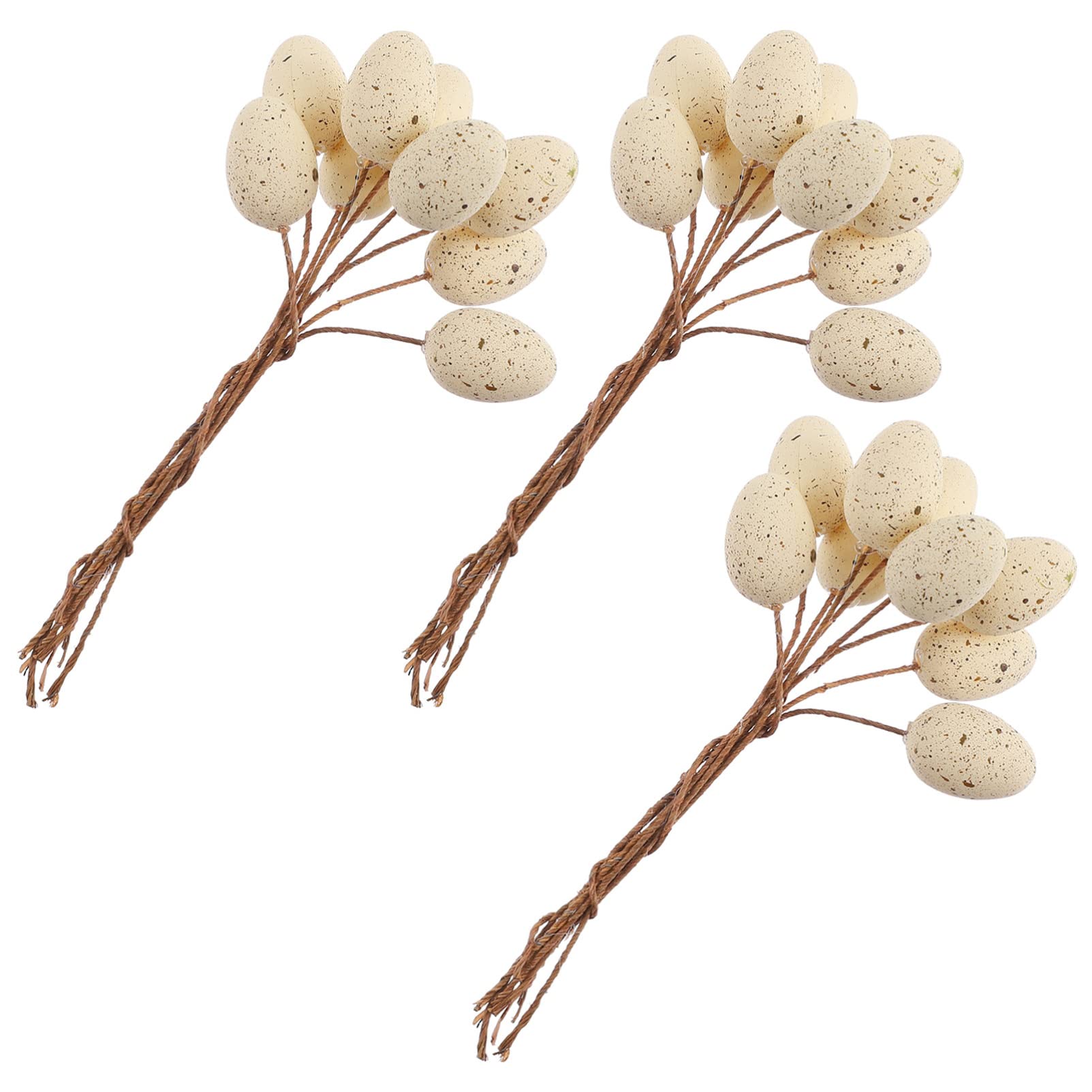 NUOBESTY 27Pcs Easter Egg Decorations - Colorful Artificial Easter Eggs with Branches, Vase Fillers for Spring & Easter Party Decor - Perfect for Home, Table Centerpieces, DIY Crafts, and Holiday Gift Baskets