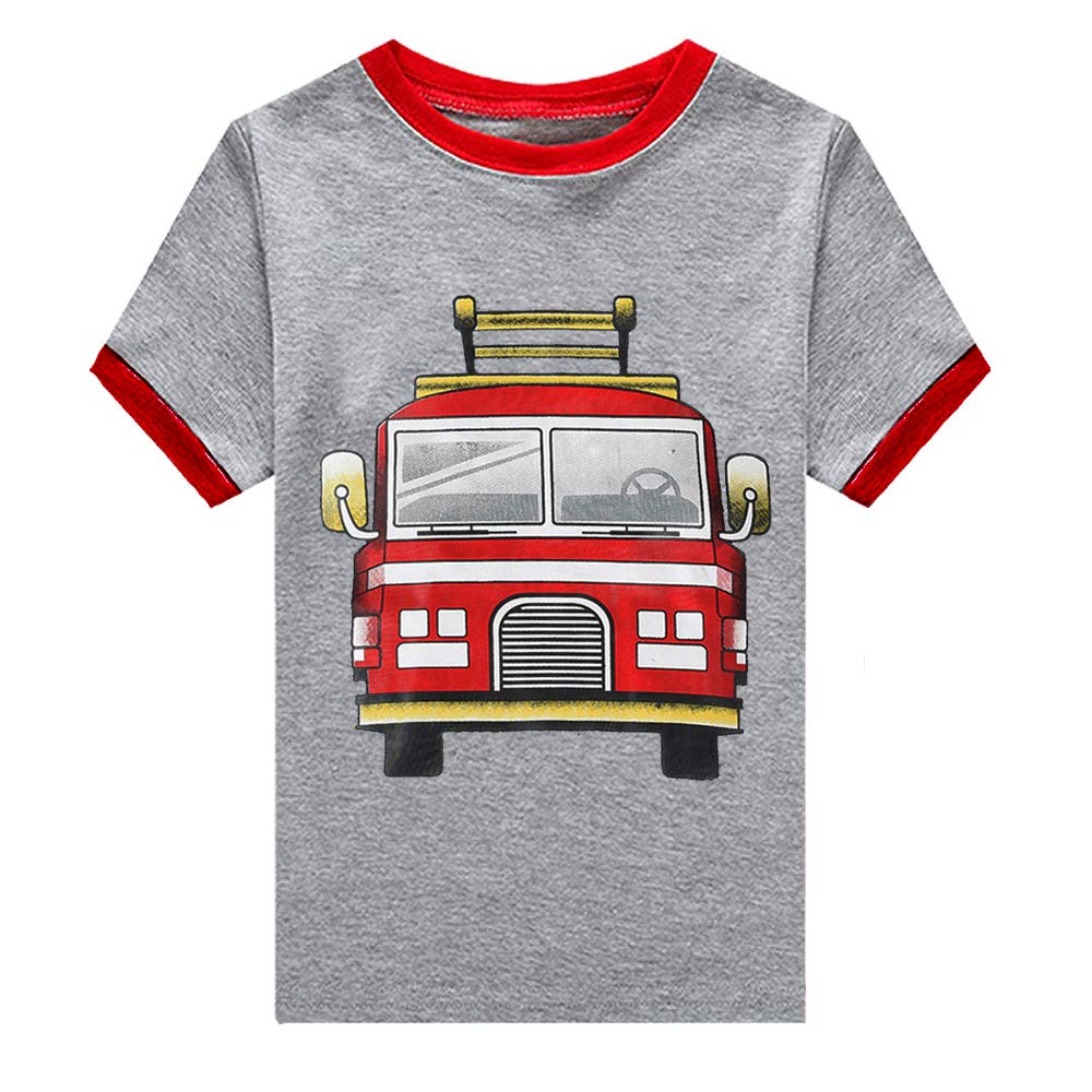 **Monster Truck Toddler Pajamas for Boys - 100% Cotton Summer Sleepwear Shorts Set - Perfect for Bedtime & Playtime**